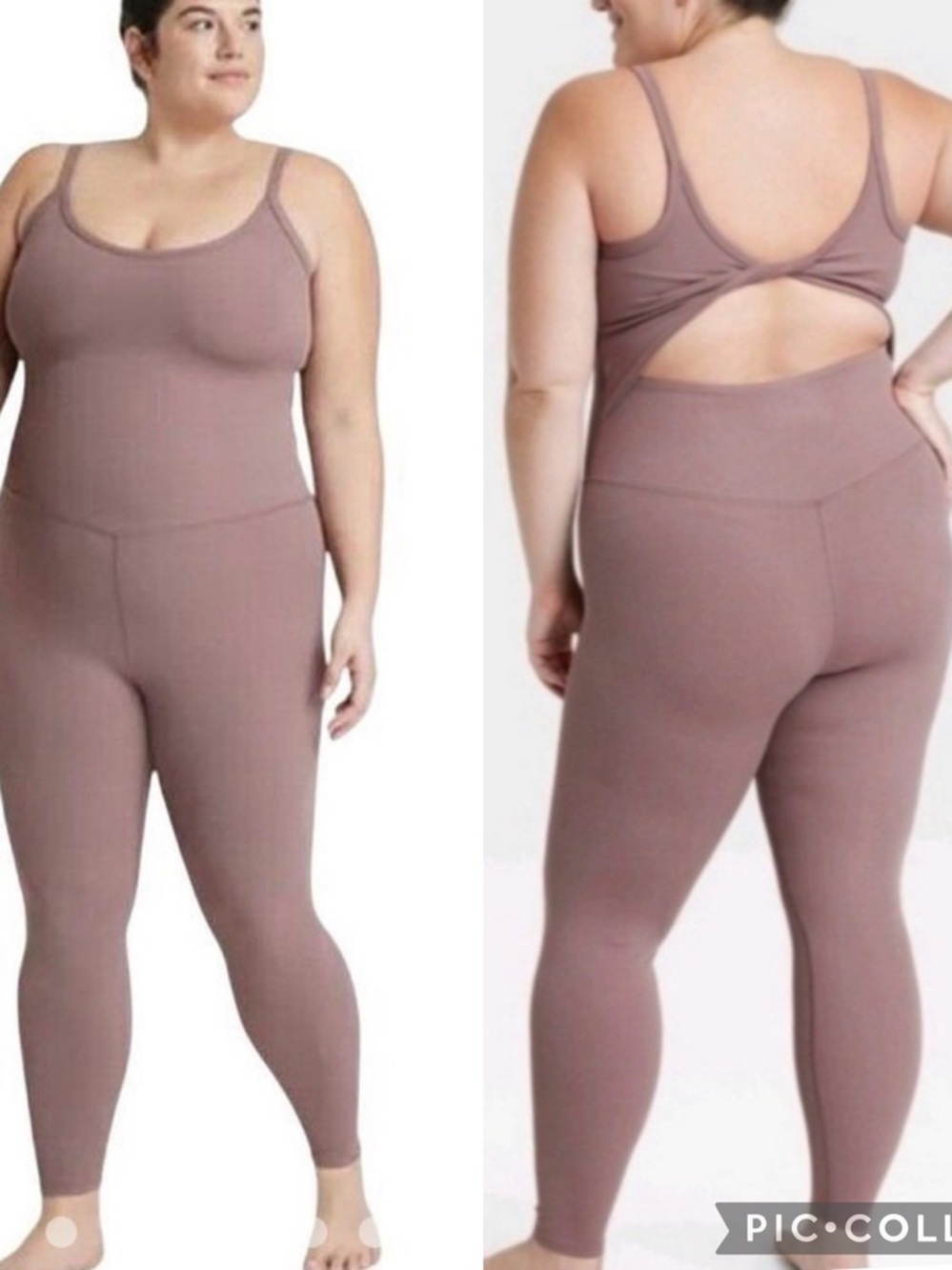 All In Motion 3X Seamless Plus-Size Scoop Neck Bodysuit Activewear